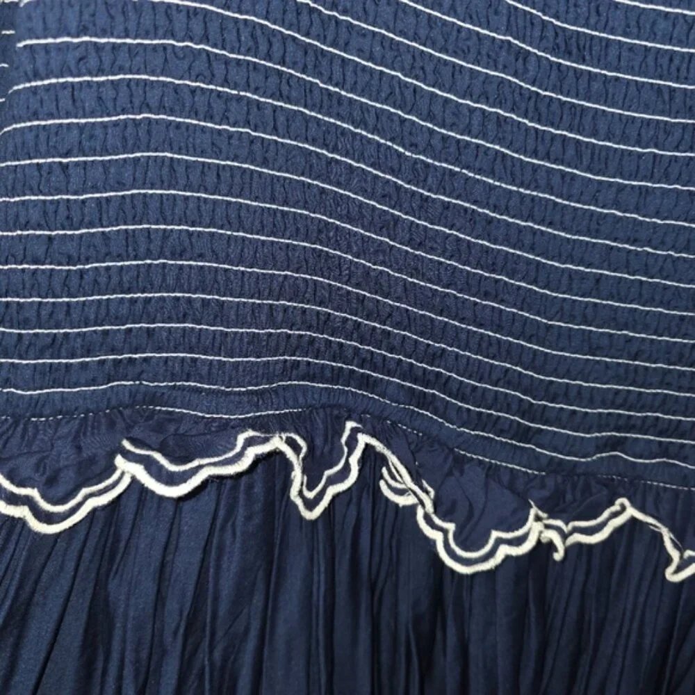 NEW AND NEVER WORN - JessaKae Helen Dress - Size 1XL - Navy Midi Dress - Picture 6 of 9